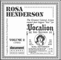 Rosa Henderson - Complete Recorded Works, Vol. 2 (1924) lyrics