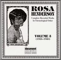 Rosa Henderson - Complete Recorded Works, Vol. 3 (1924-1926) lyrics
