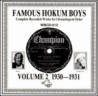 The Famous Hokum Boys - Complete Recorded Works, Vol. 2 lyrics