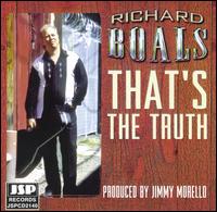 Richard Boals - That's the Truth lyrics