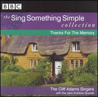 Cliff Adams - The Sing Something Simple Collection: Thanks for the Memory lyrics