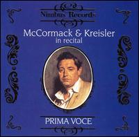 John McCormack - McCormack & Kreisler in Recital lyrics