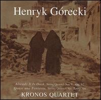 The Kronos Quartet - Gorecki String Quartets 1, 2 lyrics