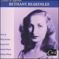 Bethany Beardslee - A Tribute to Bethany Beardslee, Soprano lyrics