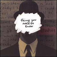 Bledsoe - Things You Need to Know lyrics