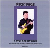 Nick Page - A Style of My Own lyrics