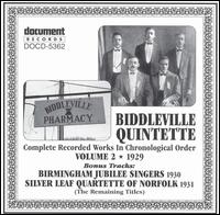 Biddleville Quintette - Complete Recorded Works, Vol. 2 lyrics