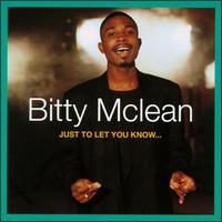 Bitty McLean - Just to Let You Know... lyrics