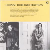 Richard Brautigan - Listening to Richard Brautigan lyrics