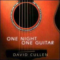 David Cullen - One Night, One Guitar [live] lyrics