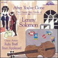 Lenny Solomon - After You've Gone [live] lyrics