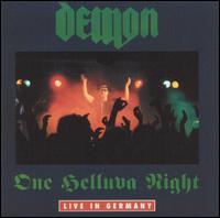 Demon - One Helluva Night [live] lyrics