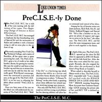 Prec.I.S.E. MC - Prec.I.S.E.-Ly Done lyrics
