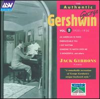 Jack Gibbons - The Authentic George Gershwin, Vol. 2 lyrics