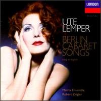 Ute Lemper - Berlin Cabaret Songs lyrics
