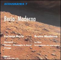 Luciano Berio - Acousmatrix 7 lyrics