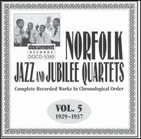 Norfolk Jazz & Jubilee Quartets - Complete Recorded Works, Vol. 5 (1929-1937) lyrics