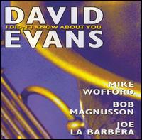 Dr. David Evans - I Didn't Know About You lyrics