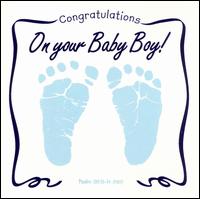 Twin Sisters - Greeting Card: Congratulations on Your Baby Boy lyrics