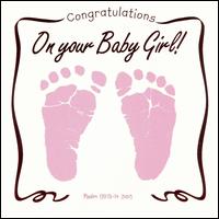 Twin Sisters - Greeting Card: Congratulations on Your Baby Girl lyrics