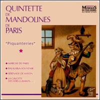 Quintetto De Mandolines - Piquanteries lyrics