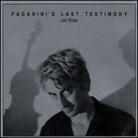 Jon Rose - Paganini's Last Testimony lyrics