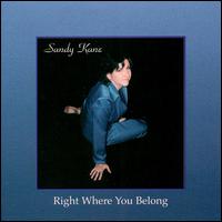 Sandy Kane - Right Where You Belong lyrics