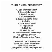 Turtle Man - Prosperity lyrics