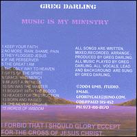 Greg Darling - Music Is My Ministry lyrics