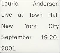 Laurie Anderson - Live at Town Hall NYC lyrics