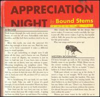 Bound Stems - Appreciation Night lyrics