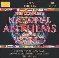 Peter Breiner - The Complete National Anthems of the World, Vol. 5: Laos-Myanmar lyrics