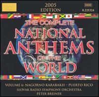 Peter Breiner - The Complete National Anthems of the World, Vol. 6: Nagorno Karabakh-Puerto Rico lyrics