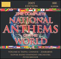Peter Breiner - The Complete National Anthems of the World, Vol. 8: Taipei, Chinese-Zimbabwe lyrics