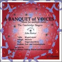 The Cambridge Singers - A Banquet of Voices lyrics