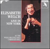Elisabeth Welch - Live in New York lyrics