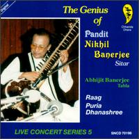 Nikhil Banerjee - Genius of Pandit Nikhil [live] lyrics