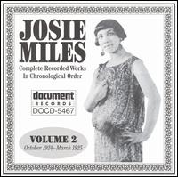 Josie Miles - Complete Recorded Works, Vol. 2 (1924-25) lyrics
